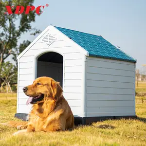 Desain terbaru kualitas terbaik luar ruangan plastik rumah anjing kandang anjing rumah hewan peliharaan