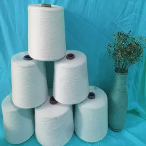 Factory Wholesale Custom Dyed White Multiple Function Coombed Siro Compact Cotton Viscose 30s Yarn