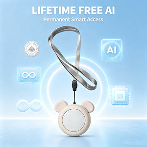 Dispositif vocal IA rechargeable en silicone pour le cou, pour l'accompagnement émotionnel et le récit d'histoires aux enfants, coffret cadeau de rentrée scolaire, vente en gros usine - Product Image 1