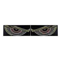 Lumière Décorative de Pare-Brise de Camion USB, Écran d'Affichage LED Yeux de Diable pour Voiture
