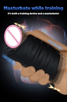 Stimulateur de gland à commande par application, 10 modes, vibrateur électrique pour l'entraînement du pénis, masturbateur électrique pour hommes