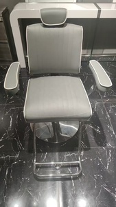 Sillón de Barbería de Alta Calidad y Durabilidad, Giratorio 360 Grados, Reclinable, Bomba Hidráulica Resistente, Asiento de Cuero, para Salón de Belleza - Product Image 6