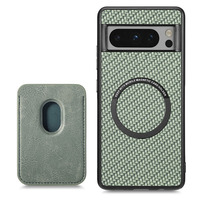 Para Google Pixel 9 Pro XL 9A Luxury PU Leather Carga magnética inalámbrica con tarjeta Wallet Phone Case