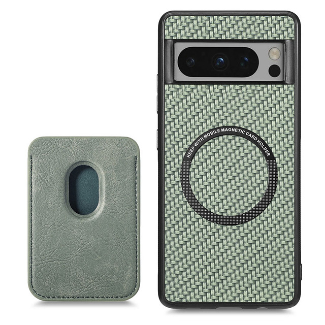 For Google Pixel 9 Pro XL 9A Luxury PU Leather Wireless Magnetic Charging with Card Wallet Phone Case