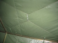 Lit de camping pliable à cadre simple en métal pour usage hospitalier
