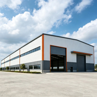 Entrepôt préfabriqué en structure métallique certifié CE, conception à portée libre pour les installations de stockage et la distribution logistique