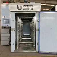 Équipement industriel d'affumage de saucisses Helper, four à fumée commercial automatique pour la fabrication de saucisses