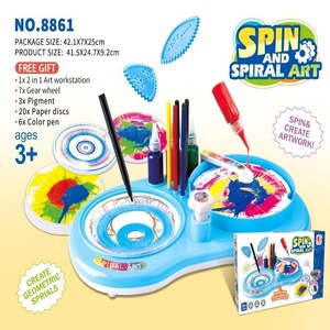 Regla Caleidoscopio de Plástico, Tabla de Dibujo, Juguete Multifuncional, Regla Giratoria Creativa para Niños, Pintura Artística - Product Image 2