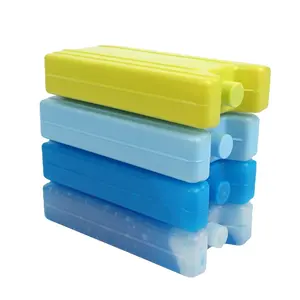 Fabbrica all'ingrosso isolato PE Cooler di plastica riutilizzabile HDPE Freezer sottile mattone di ghiaccio per Lunch Box termico Logo personalizzato modello
