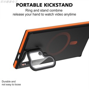 Nhật Bản Và Hàn Quốc Đối Với Samsung S22Plus Bao Gồm Tất Cả Các Ống Kính Khung Điện Thoại Trường Hợp S22Ultra Frosted Da Cảm Giác Hai Màu S24 - Product Image 4