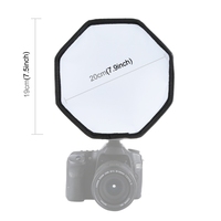 PULUZ — boîte à lumière pliable de 20cm, diffuseur de lumière de Flash, Style occulaire, grosse réduction