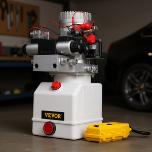 Pompe hydraulique à double solénoïde Vevor 4,5 litres à double action pour élévateur de voiture - Product Image 2
