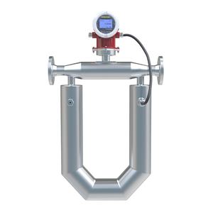 مقياس تدفق كتلة <span class=keywords><strong>Coriolis</strong></span> من الفولاذ المقاوم للصدأ عالي الدقة مستشعر متكامل لقياس تدفق الماء والهواء السائل من نوع U-Tube - Product Image 1
