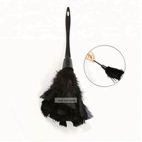 Plumeau de plumes de dinde teint noir vert pas cher écologique réutilisable de poche de couleur naturelle pour fournitures de nettoyage maison voiture bureau