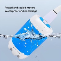 Douche Extérieure Portable, Pompe de Douche de Camping à Débit Réglable, Douche Électrique avec Tuyau pour le Camping en Plein Air
