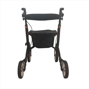 Ультралегкий ходунок-роллатор с сиденьем, карбоновая рама, для пожилых людей, складной, с тормозами, подлокотниками и сумкой для хранения - Product Image 4