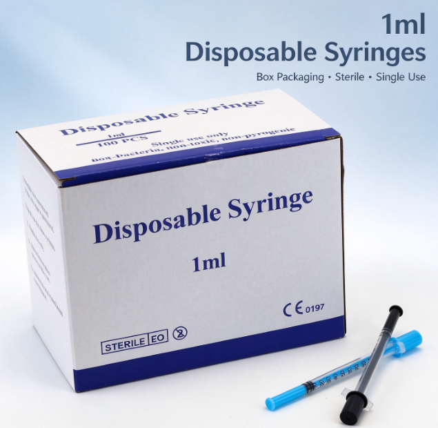 Blue Insulin Syringe 1ml 31g 8mm for Human Use Body Beauty| Alibaba.com
