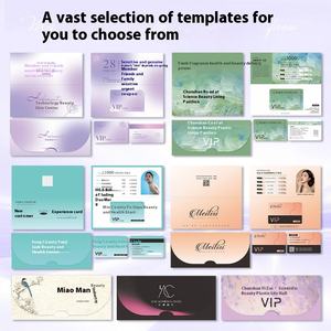 Ensemble de cartes VIP pour membres de salon de beauté personnalisables Advanced Sense Tuoke Drainage <span class=keywords><strong>Girlfriend</strong></span> Card New Store Print Paper Printing - Product Image 4