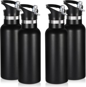 Stainless Steel Insulated Water <b>Bottle</b> with Straw Lid, Leakproof Vacuum <b>Flask</b> with Handle, for Gym, Outdoor - Product Image 3