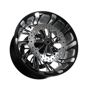 Jantes de moto, en alliage d'aluminium forgé, 18*8,5 pouces, jantes personnalisées pour pneus larges - Product Image 6