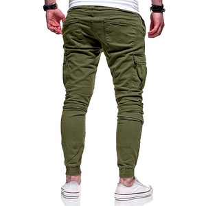 Men`s Slim <b>Fit</b> Urban Casual Pencil Jogger Cargo <b>Work</b> Pant Training <b>Trousers</b> - Product Image 3