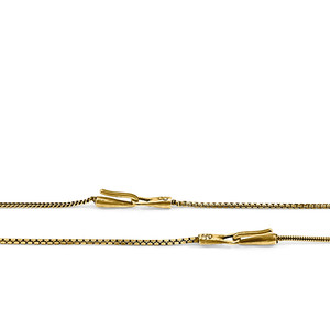Bracciale Moonraker Sail con catena in oro giallo 9 carati SKINNY - Product Image 1