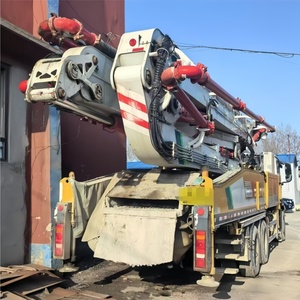 Hoge Kwaliteit Professionele Tweedehands Hydraulische Mobiele Betonpomp Truck Hb 52V (Sitrak) Met 52M Beton Plaatsing Giek - Product Image 6