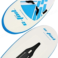Tabla de Surf Inflable de PVC Doble, Color Azul y Blanco, con Hidroala, Personalizable, Multiusos, SUP 110L/140L