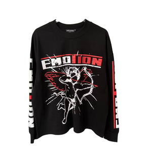 เสื้อยืดโอเวอร์ไซส์ลำลองแบบยูนิเซ็กซ์ คุณภาพสูง ผ้าฝ้าย 100% ลายตัวอักษร ถักแขนยาว กำลังเป็นที่นิยมทั่วโลก ปี 2026 - Product Image 1