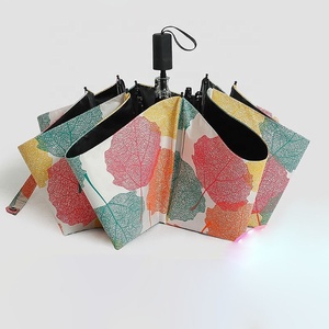 Paraguas para el sol para señora, sombrilla pequeña de 3 pliegues, bonita, UV, promocional chino, disponible - Product Image 1