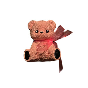 Moderne Auto Klimaanlage Parfüm Diffusor Rosa Bogen Herz Bär Cartoon Stein Dekoration Kunststoff Luft Aroma therapie Erfrischer - Product Image 5