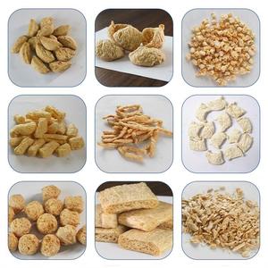 Machine à hacher les morceaux de soja texturés par extrusion entièrement automatique avec friteuse - Product Image 2