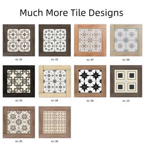 بورسلين خشبي منقوش بنمط أزهار مقاس 600*600 منقوش بالكامل 60×60 بلاط أرضيات غير لامع مزجج بتصميم ريفي لغرفة المعيشة - Product Image 6