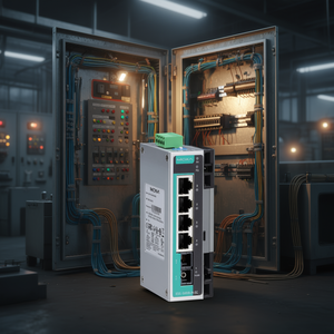 Moxa EDS-205A-M-SC สวิตช์อุตสาหกรรมแบบไม่ต้องจัดการติดตั้งบนราง DIN 5 พอร์ตอีเธอร์เน็ต - Product Image 3
