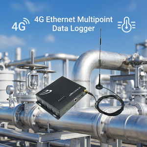 Wireless <b>data</b> <b>logger</b> for pipes Dynamic domain name support Fixed IP <b>temperature</b> <b>logger</b> Oil gas pipe network monitor - Product Image 1