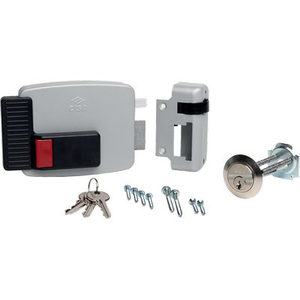 CERRADURA ELECTRICA DE MADERA APLICAR 11610N CISA PINTADA + SCR + PULSADOR 50/80 RH - Product Image 1