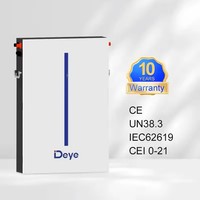 Batteries lithium-ion LiFePO4 à faible tension 6000 cycles Deye RW-M6.1-B 51.2V 120Ah 6.14kWh avec BMS intelligent pour stockage d'énergie