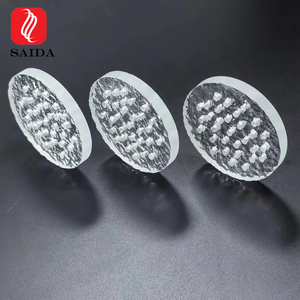 IK08 ferro basso 2mm 3mm 4mm faro trasparente LED vetro borosilicato Wafer con stampa - Product Image 6