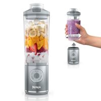 Mixeur Portable NJA Bast Max + Mixeur Personnel Sans Fil Twist Go pour Smoothies et Glace Pilée, Anti-fuite, 0,65 L, Amovible, pour Voiture et Hôtel