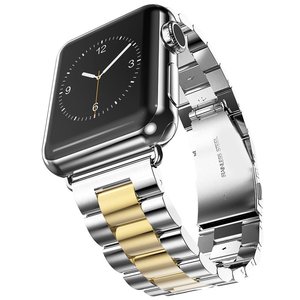 pulsera de enlace pulsera de Metal de acero inoxidable banda de reloj de correa para <span class=keywords><strong>Apple</strong></span> <span class=keywords><strong>Watch</strong></span> serie <span class=keywords><strong>SE</strong></span> 6 5 42 <span class=keywords><strong>44</strong></span> <span class=keywords><strong>mm</strong></span> - Product Image 4