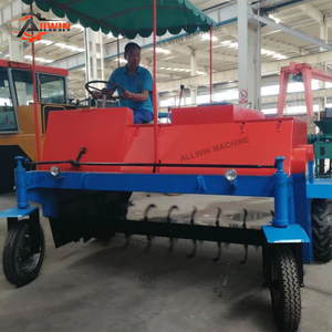 Composteur motorisé écologique à roues Porc Vache Poulet Fumier <span class=keywords><strong>Engrais</strong></span> organique Champignon Équipement de tournage pour l'agriculture - Product Image 2