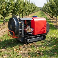 Pulvérisateur agricole RC sur chenilles UCARRY URS200 200L avec réservoir sous pression 280kg, haute sécurité, pour utilisation en verger