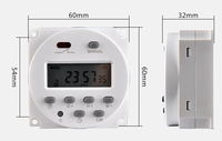 Roarkit CN101A DC/AC 24V Minuteur programmable numérique LCD avec relais 16A