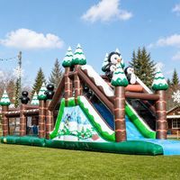 Parcours d'obstacles gonflable directement de l'usine pour enfants et adultes, idéal pour la location commerciale, les fêtes en extérieur et les courses d'hiver