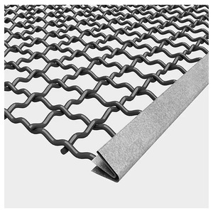 Maille métallique en acier au manganèse résistant à l'usure, maille métallique tissée, maille métallique en acier enroulée, maille métallique découpée, pièces de machines minières - Product Image 6