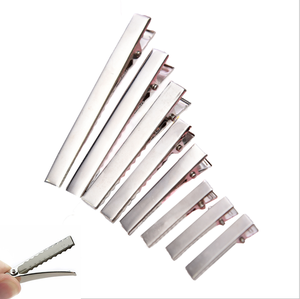 Flat Alligator Hair <strong>Clips</strong> Metal - Product Image 1