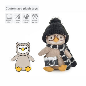 Peluche a Forma di Gufo Super Morbido con Imbottitura in Cotone PP, <span class=keywords><strong>Dimensioni</strong></span> 31-50cm, Antistress per Bambini e Adulti, Unisex, Decorazione per la Casa, Regalo - Product Image 1