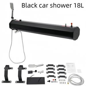 Réservoir <span class=keywords><strong>d</strong></span>'<span class=keywords><strong>eau</strong></span> de toit de voiture de 18 L, douche de <span class=keywords><strong>camping</strong></span> extérieure, douche solaire économique en PVC, douche de route - Product Image 1