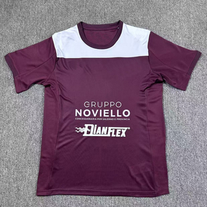 Tenue de football d'été Nouvelle saison 2025/26 Maillot domicile Salernitana Manches courtes Uniforme Compétitions européennes des clubs Imprimé personnalisé - Product Image 1