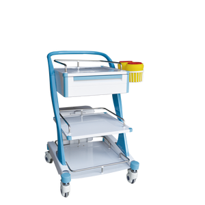 Carrito Médico Multicapa XINDA ZX-1, Carrito de Enfermería para Hospital, Cajones de Acero Inoxidable, Ruedas con Freno, Mobiliario Hospitalario - Product Image 6